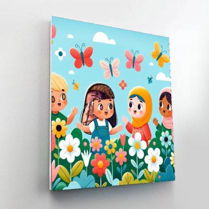 Fanciful Garden Celebration Paint By Numbers