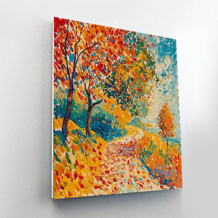 Edvard Munch Inspired Autumn's Melody  Paint By Numbers Kits