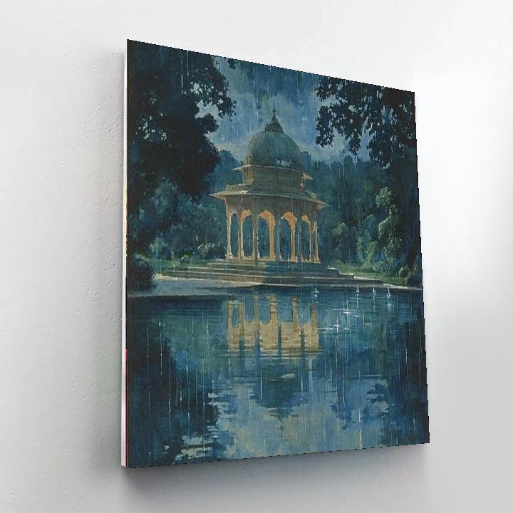 Nandalal Bose Inspired Echoes Of The Monsoon  Painting Number Kit