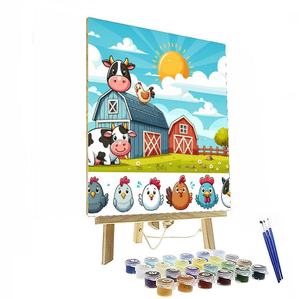 Caring Farm Animal Friends Paint By Numbers Kits