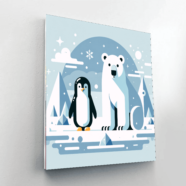 Arctic Animal Adventure Paint By Numbers Kits