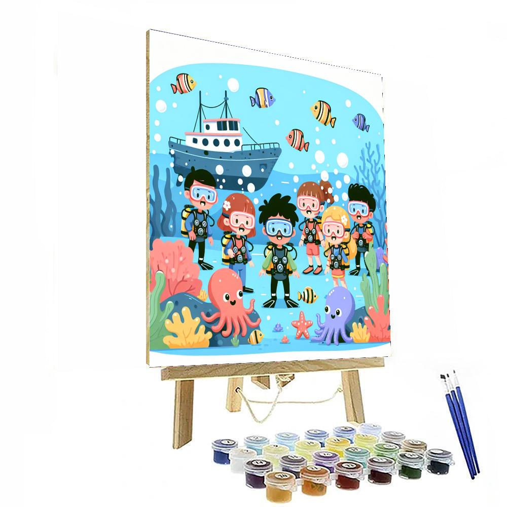 Underwater Mystery Quest Numbered Painting Kits
