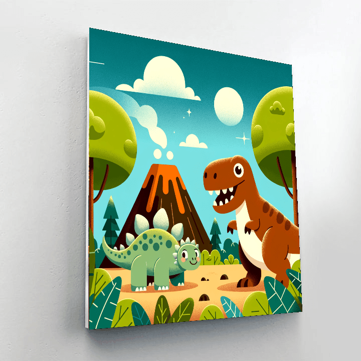 Dino Explorers Paint By Numbers Kits