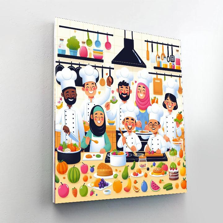 Magic In The Kitchen Number Painting