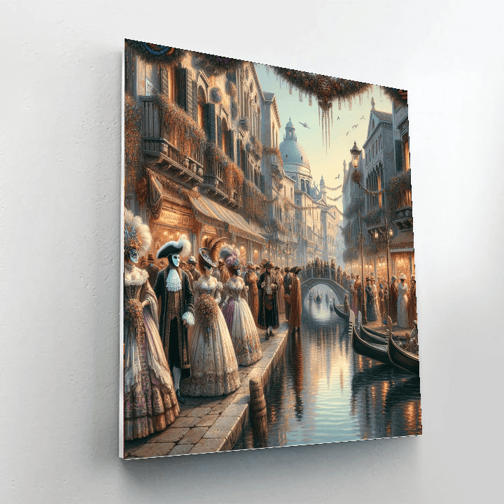 Carnevale Di Venezia Number Painting