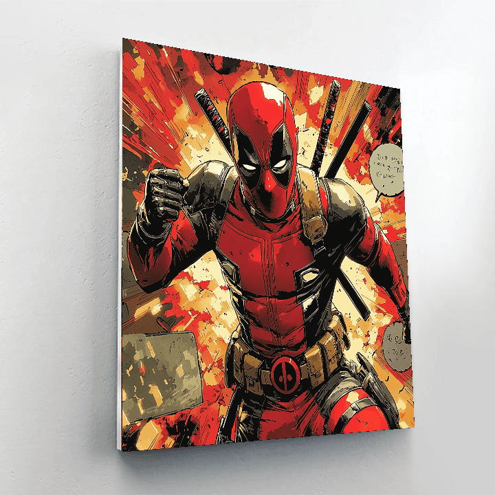 Ryan Reynolds: Charming Irreverence Of Deadpan Delight Painting Number Kit