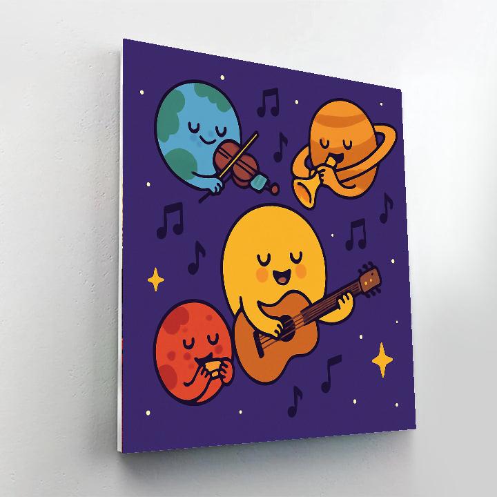 Space Symphony Numbered Painting Kits
