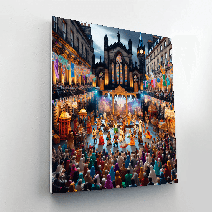 The Edinburgh International Festival - Scotland Painting By Numbers Kit