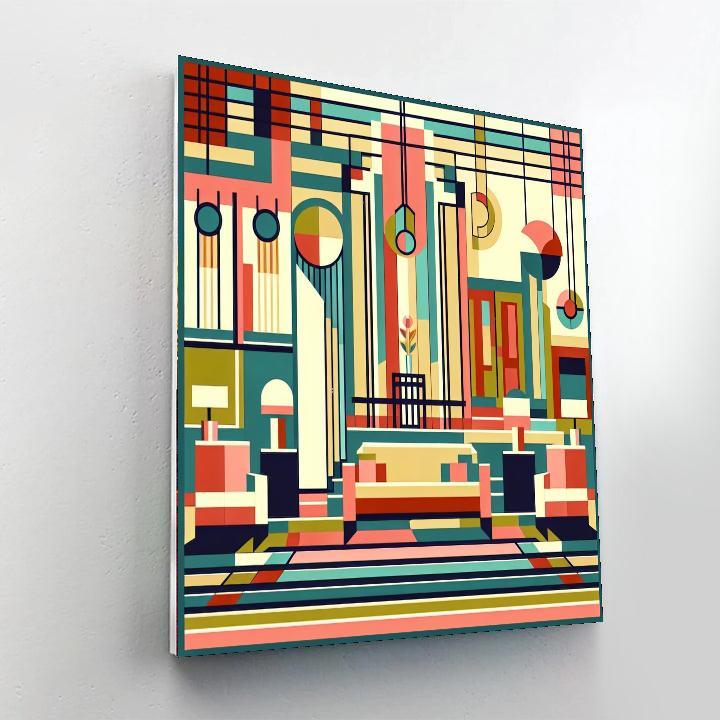 Art Deco Wonderland Numbered Painting Kits