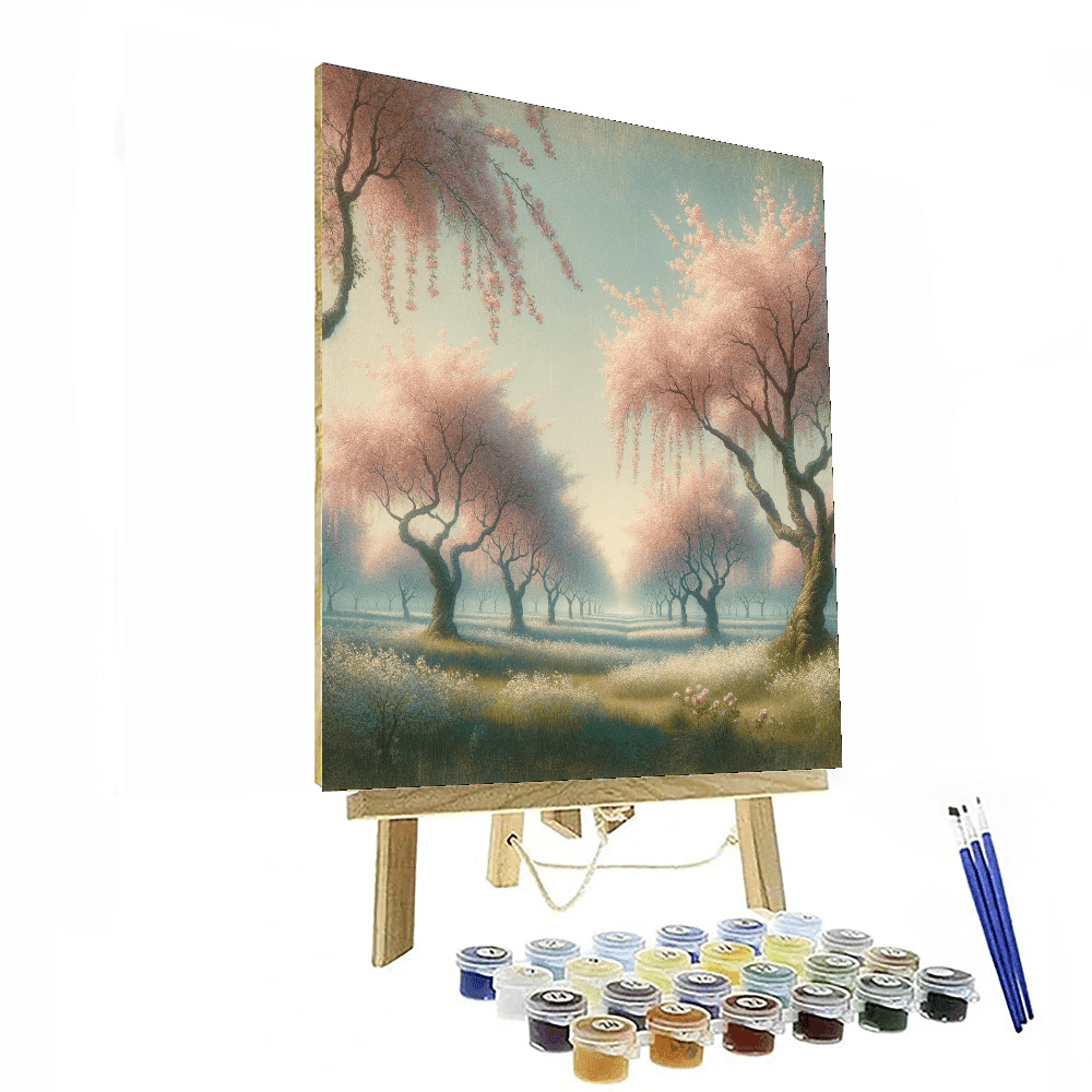 Dreamlike Cherry Orchard - DIY Painting By Numbers Kit – Artistry Rack