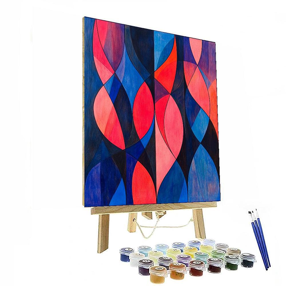 Joan Miró Inspired The Whirl Of Creation  Paint By Numbers Art