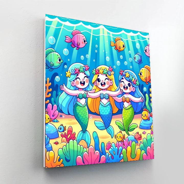 Mermaid's Ocean Festival Paint By Numbers Kits