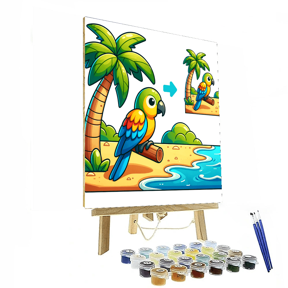 Tropical Island Adventure - DIY Painting By Numbers Kit – Artistry Rack