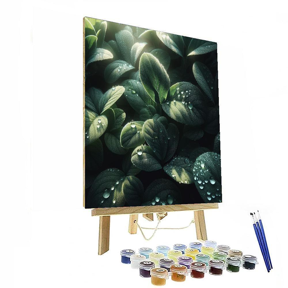 Morning Dewdrops Elegance Paint By Numbers Art