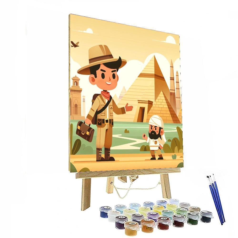 Historical Explorer's Quest Painting Number Kit