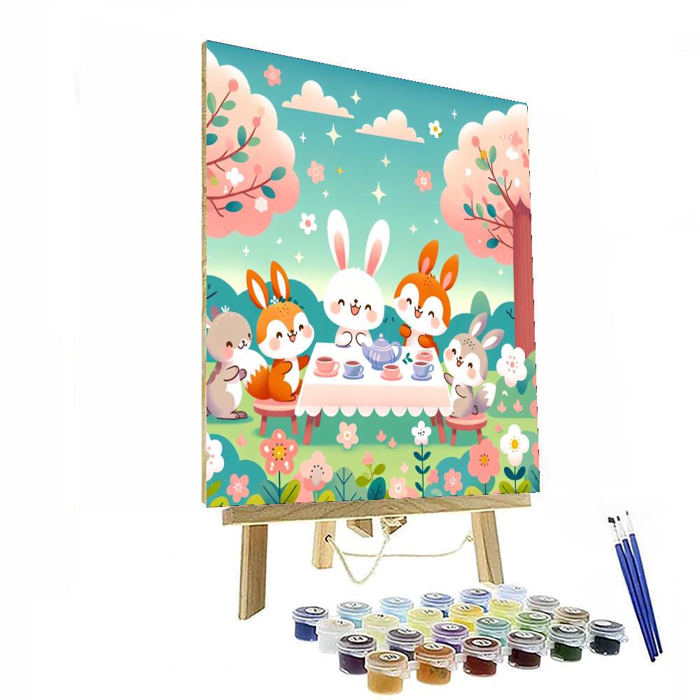 Gorgeous Garden Tea Party Paint By Number