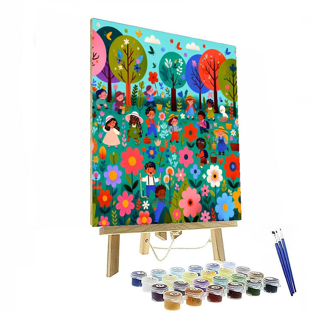 Secret Garden Treasure Hunt Paint By Numbers Art