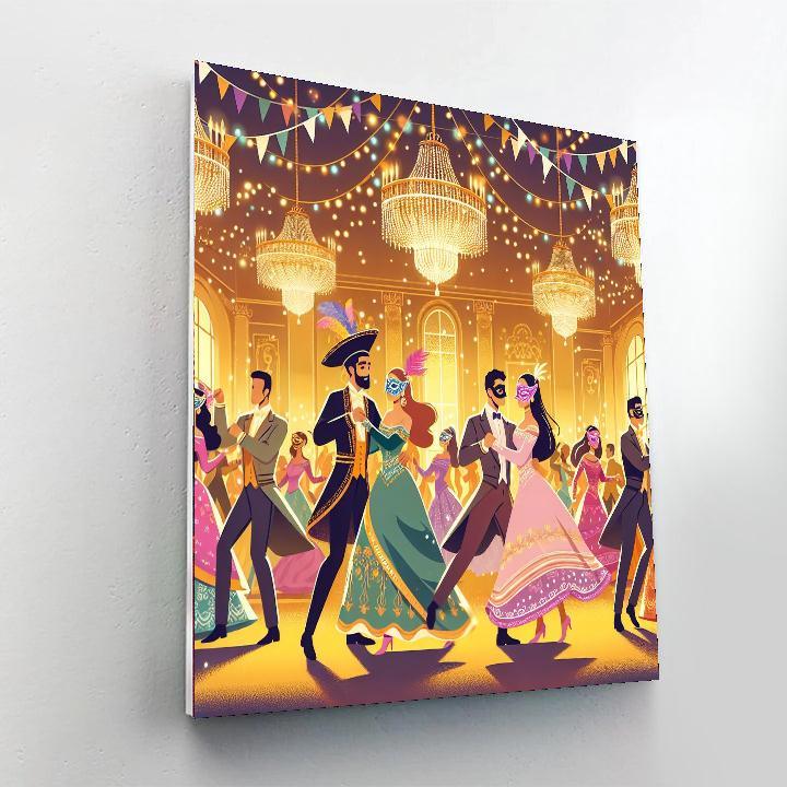 Royal Masquerade Celebration Paint By Numbers