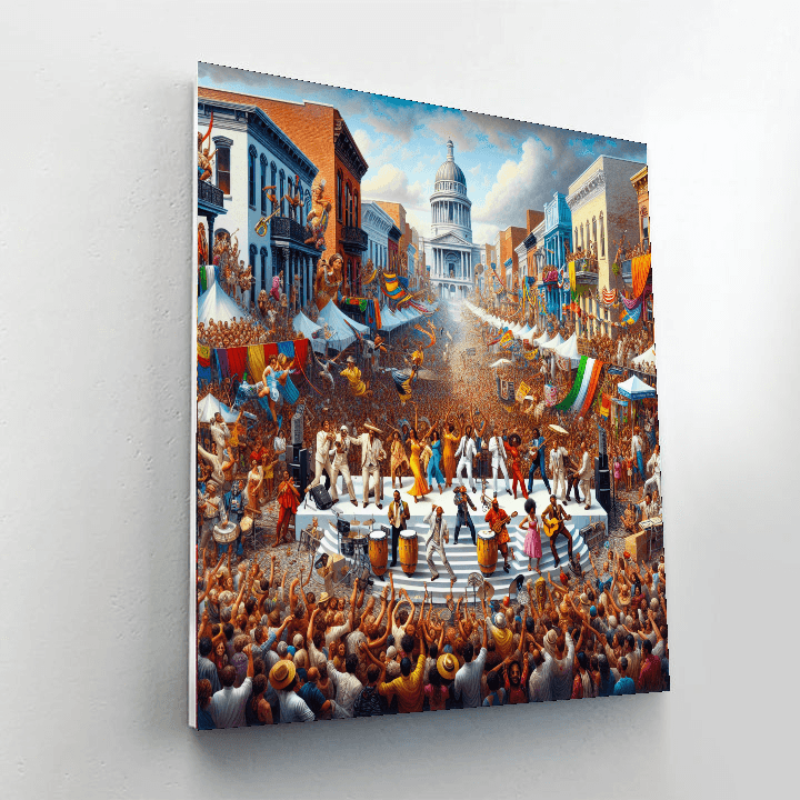 Edinburgh Fringe Festival - Edinburgh, Scotland Number Painting