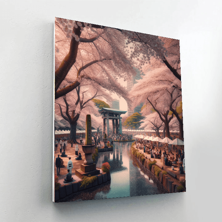 Cherry Blossom Festival - Washington, D.c. Paint By Color