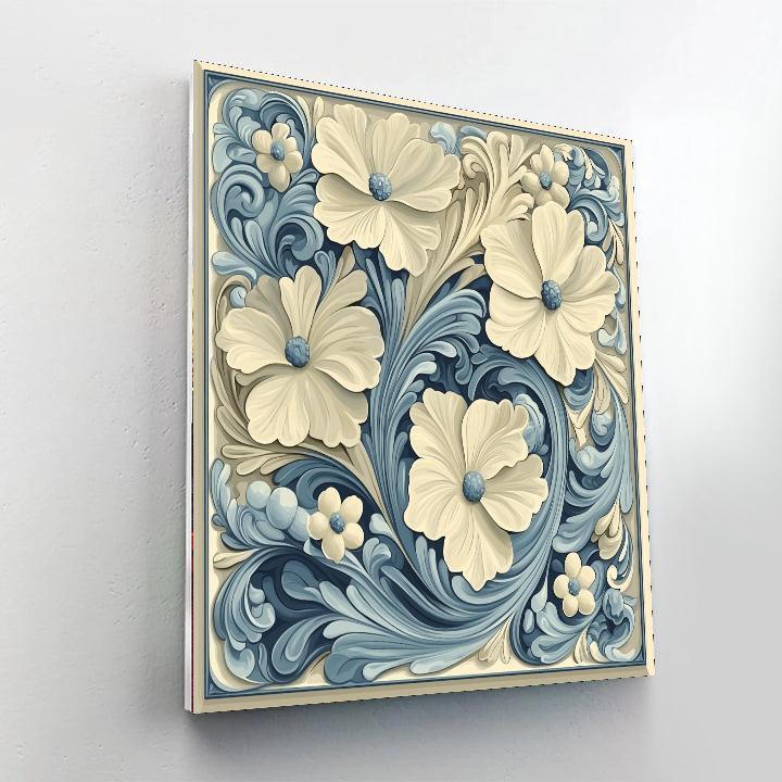 Alphonse Mucha Inspired Timeless Whispers  Painting Number Kit