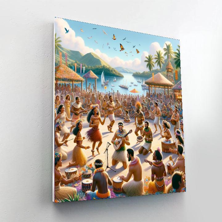 Festival Of Pacific Arts - Various Pacific Islands Paint By Number