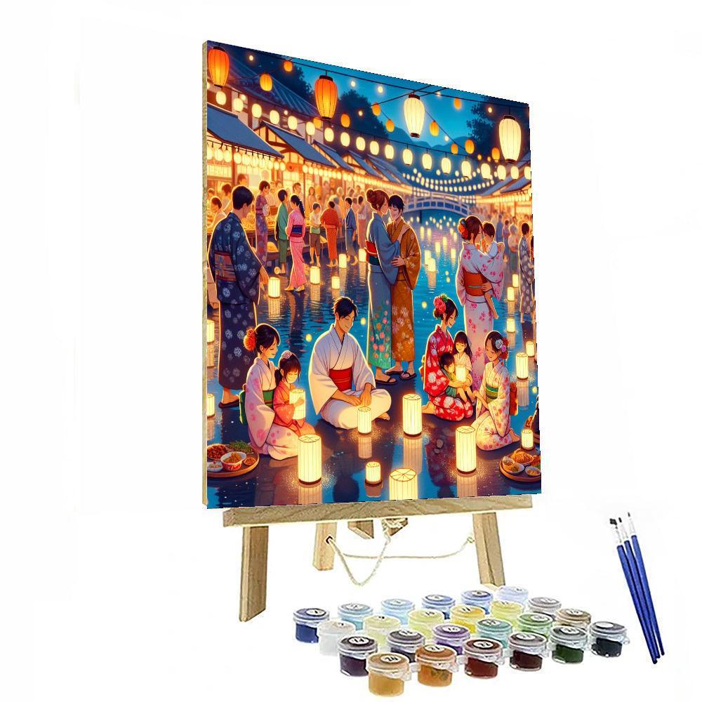 Obon Festival Paint By Numbers Art