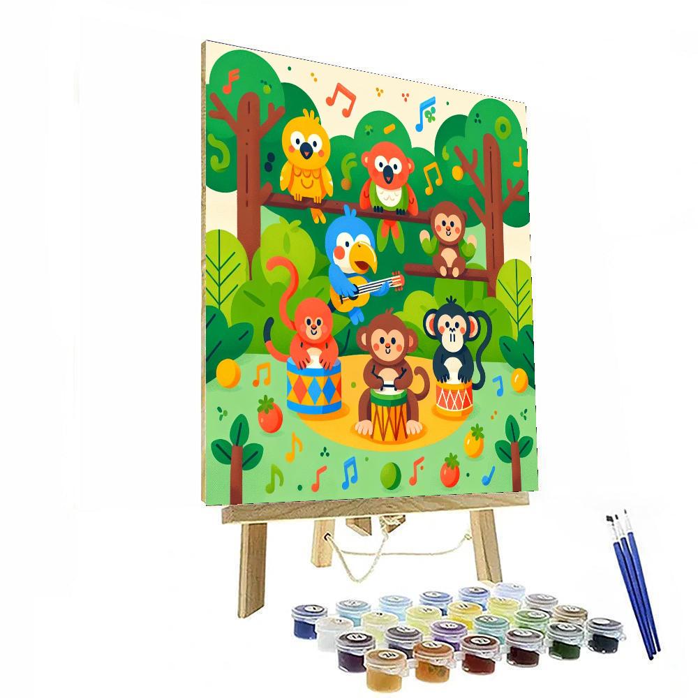 Rhythm Of The Rainforest Numbered Painting Kits