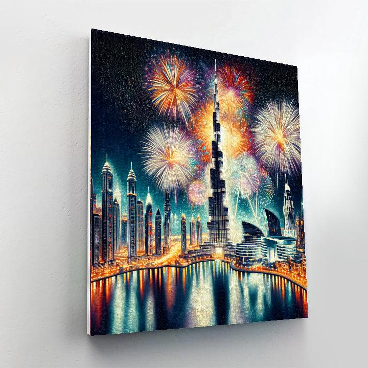New Year's Eve In Dubai - Uae Paint By Numbers Kits