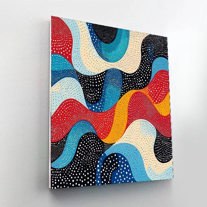 Yayoi Kusama Inspired Cosmic Dots Of Eternity  Paint By Number