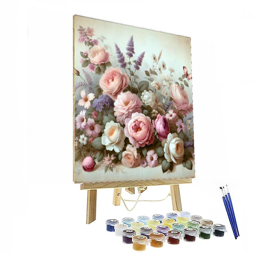 Vintage Floral Dreamscape Paint By Numbers Kits