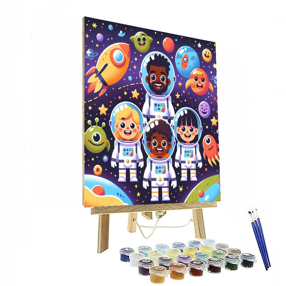 Fun Space Adventures Paint By Numbers