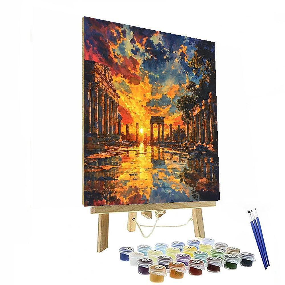 J.M.W. Turner Inspired Timeless Twilight  Paint By Number