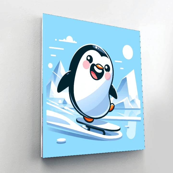 Perky Penguin Paint By Color