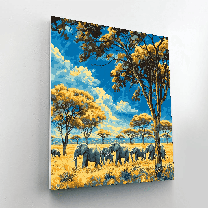 Hwange National Park - Zimbabwe Paint By Numbers