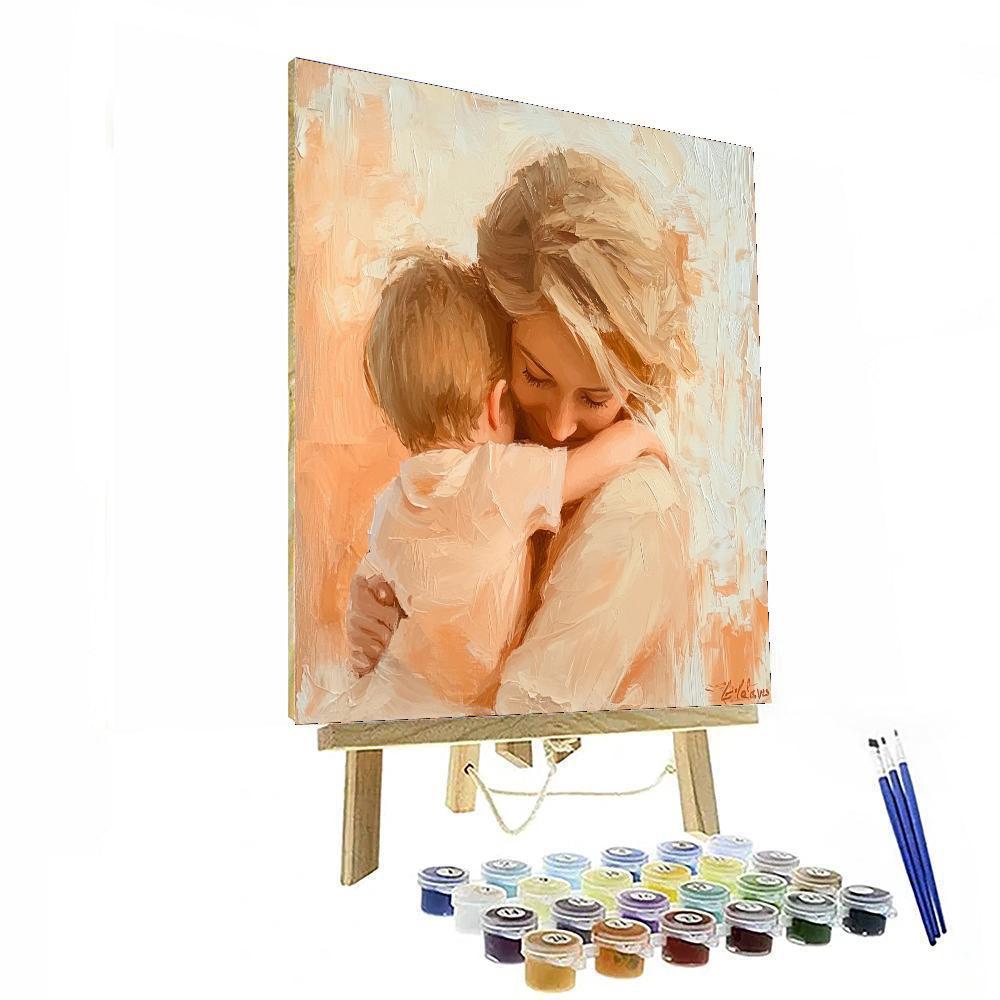 Heartfelt Hugs Number Painting
