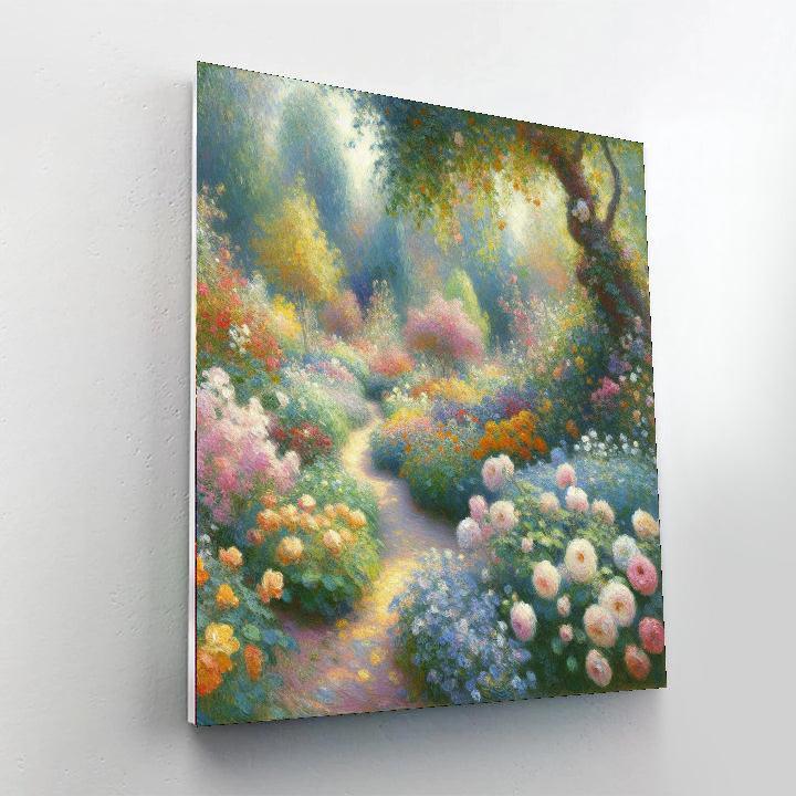 Impressionist Garden Reverie Paint By Color