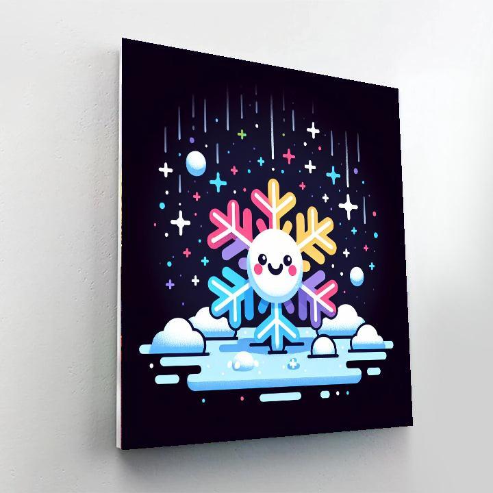 Charming Snowflake Paint By Numbers
