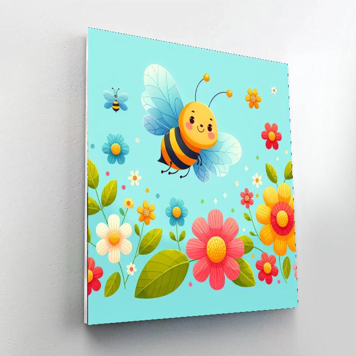 Joyful Bee Paint By Numbers Kits