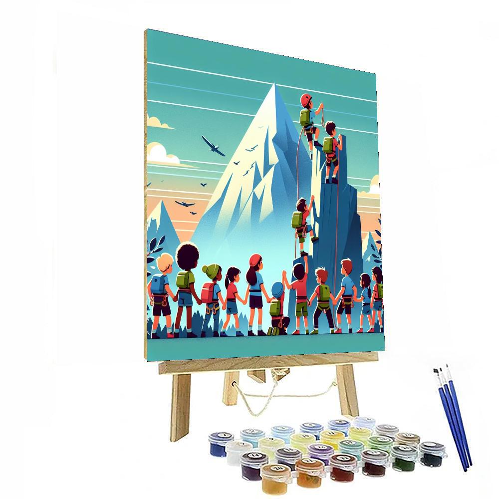 Mountain Peak Pioneers Numbered Painting Kits