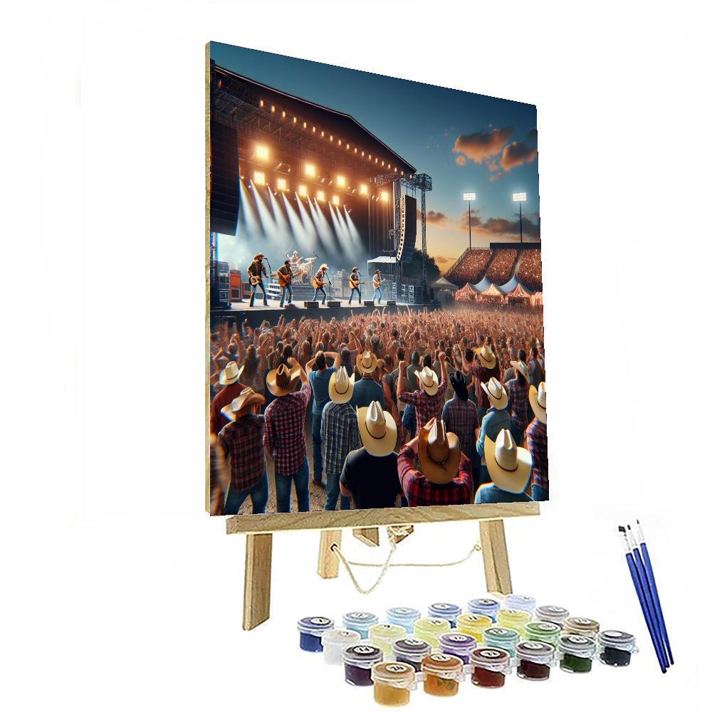 Bayou Country Superfest - Baton Rouge, Usa Number Painting