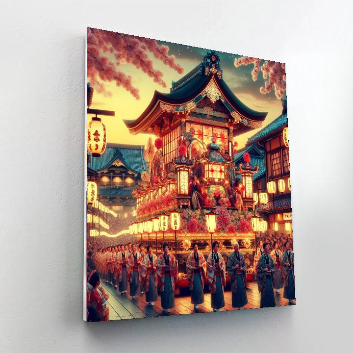 Gion Yatai Matsuri - Japan Paint By Color