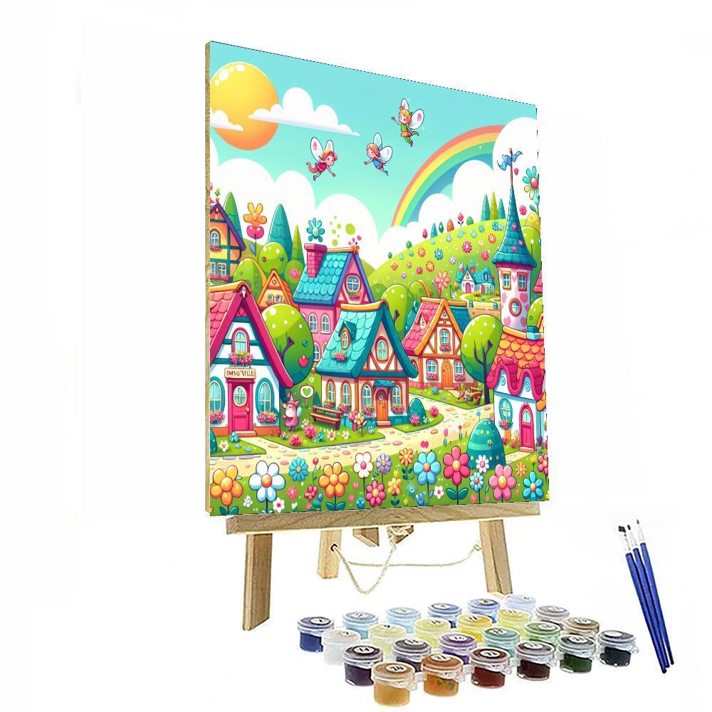 Magical Fairytale Village Paint By Numbers Kits