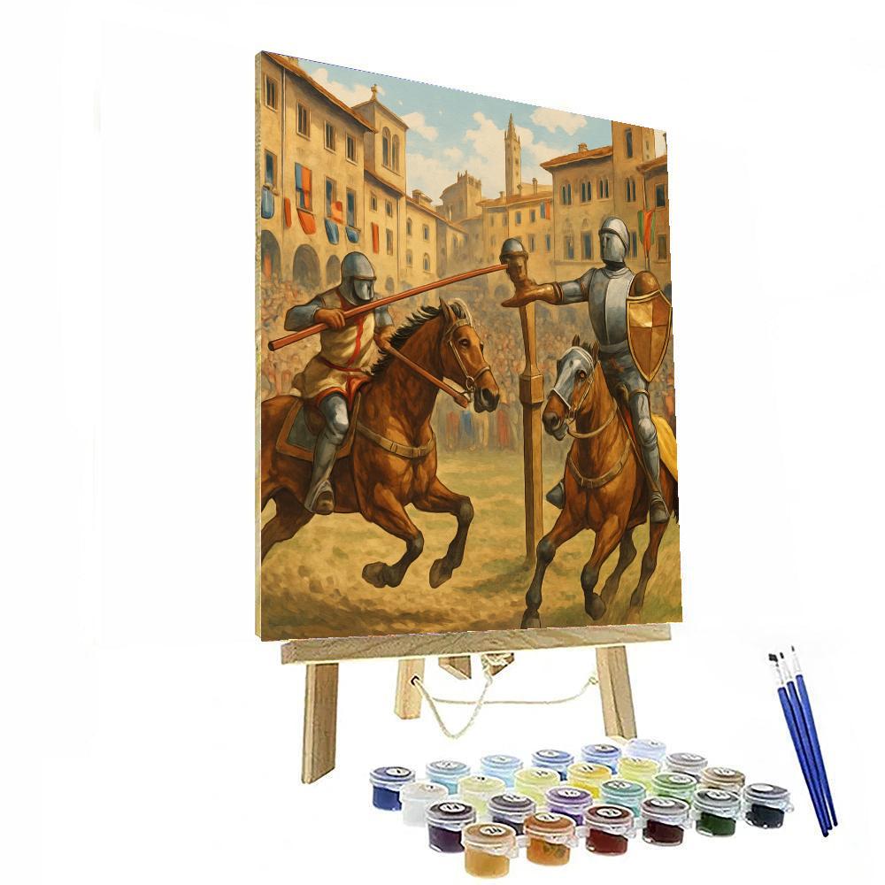 Joust Of The Saracens - Italy Painting Number Kit
