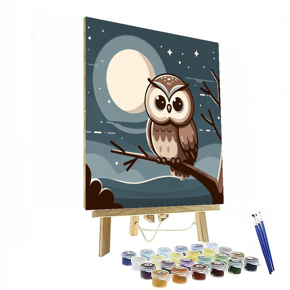Curious Owl Wisdom Numbered Painting Kits