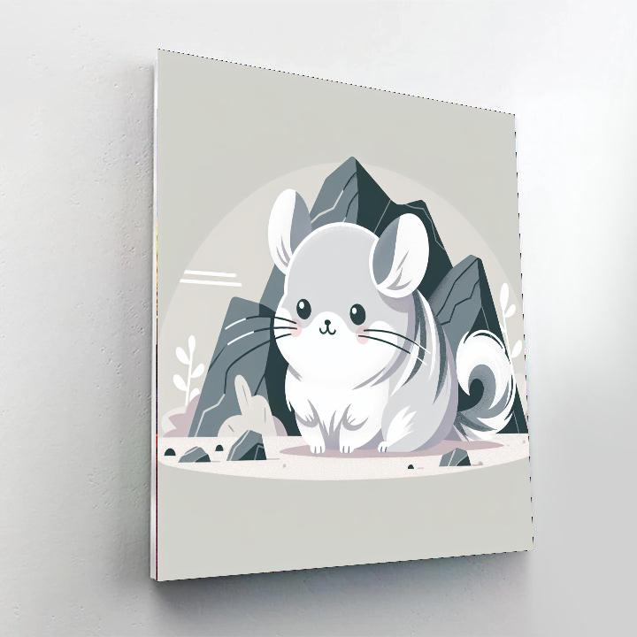 Creative Chinchilla Painting By Numbers Kit