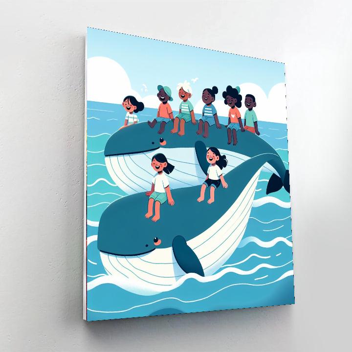 Whale Tale Adventure Paint By Color