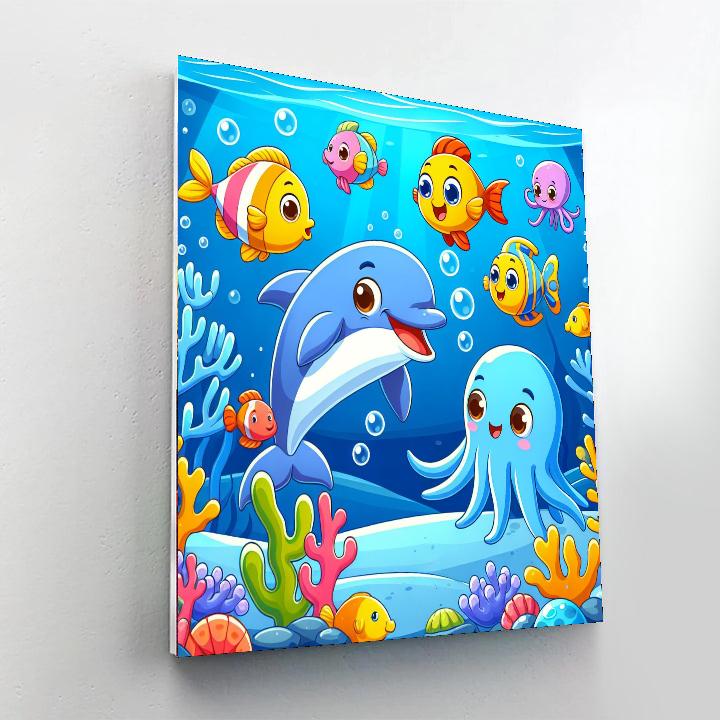 Mysterious Ocean World Numbered Painting Kits