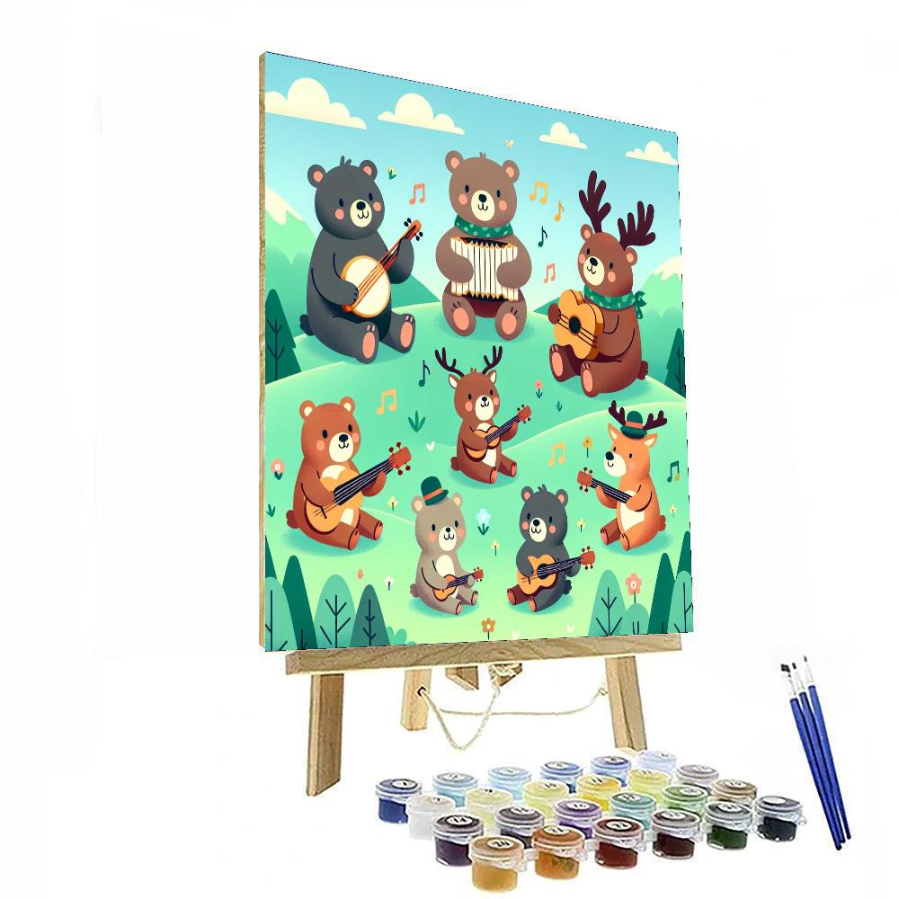 Harmonic Harmony Hills Paint By Numbers Art