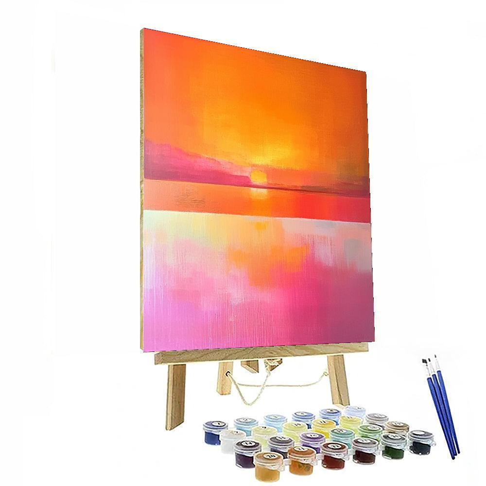 Mark Rothko Inspired Awakening Essence  Number Painting